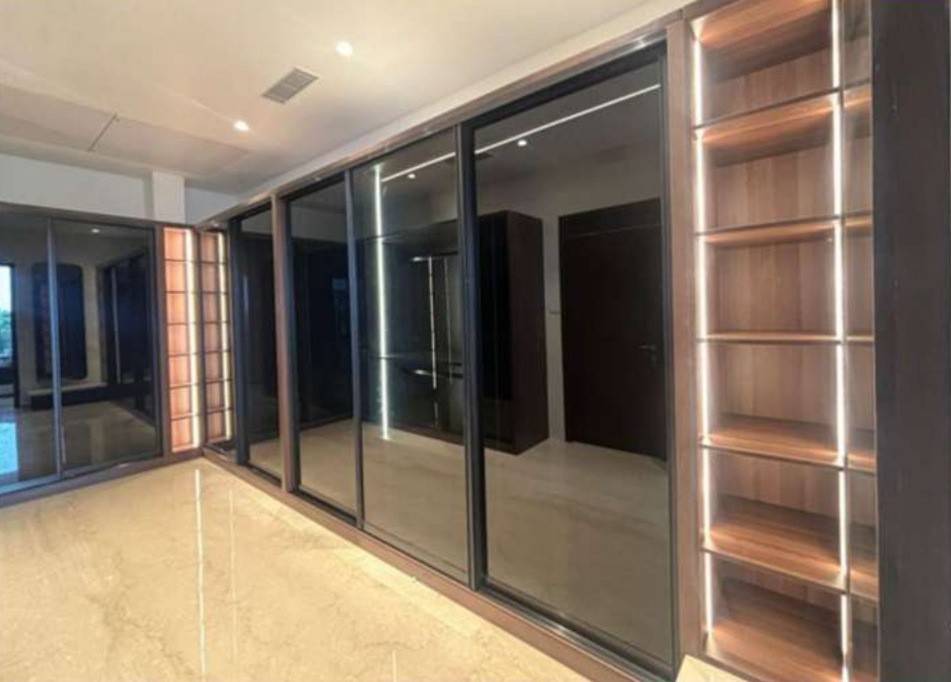 Wardrobes, bedrooms and bathrooms.
